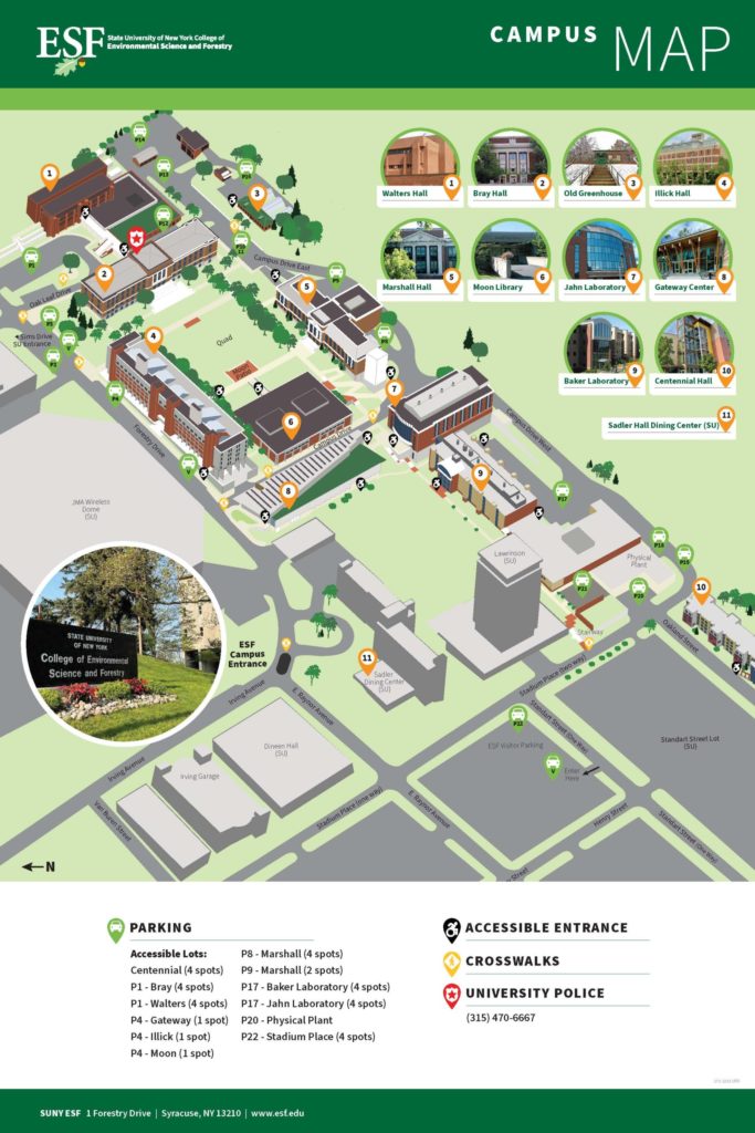 SUNY ESF Campus Map